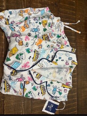 Roller Rabbit x Target Roadtrip Long Sleeve Pajama Set Size Small NWT